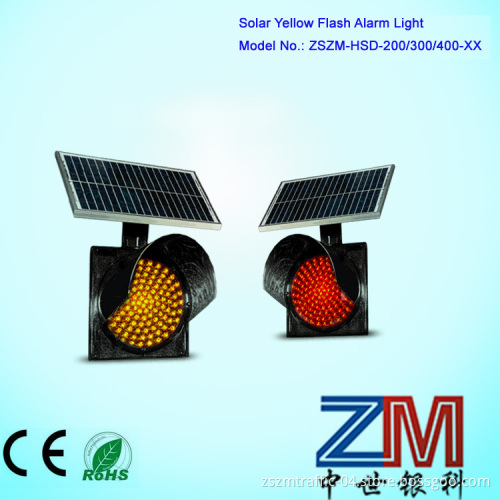 12 Inch LED Flashing Traffic Warning Light / Roadway Safety Light